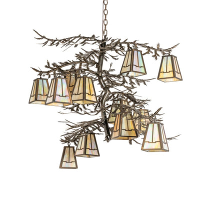 Meyda Tiffany Long Pine Branch 12 Light 40" Wide Chandelier