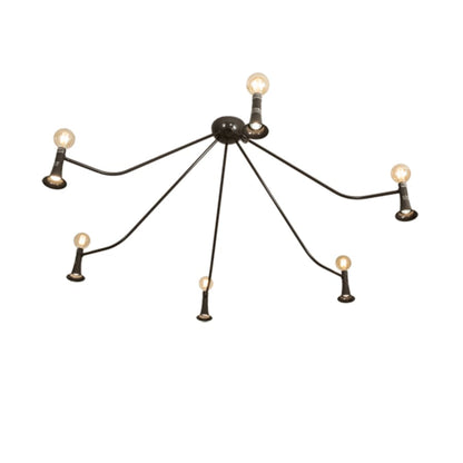 Meyda Tiffany Alva 6 Light 76" Wide Abstract Chandelier