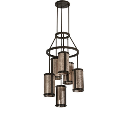 Meyda Tiffany Cartier 6 Light 24" Wide Ring Chandelier