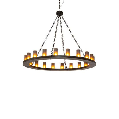Meyda Tiffany Loxley 20 Light 60" Wide Ring Chandelier