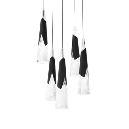 Modern Forms Kilt 5 Light 17" Wide LED Suspension Multi Light Pendant