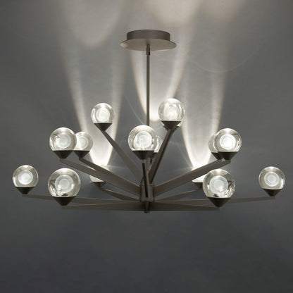 Modern Forms Double Bubble 15 Light 42" Wide LED Globe Chandelier
