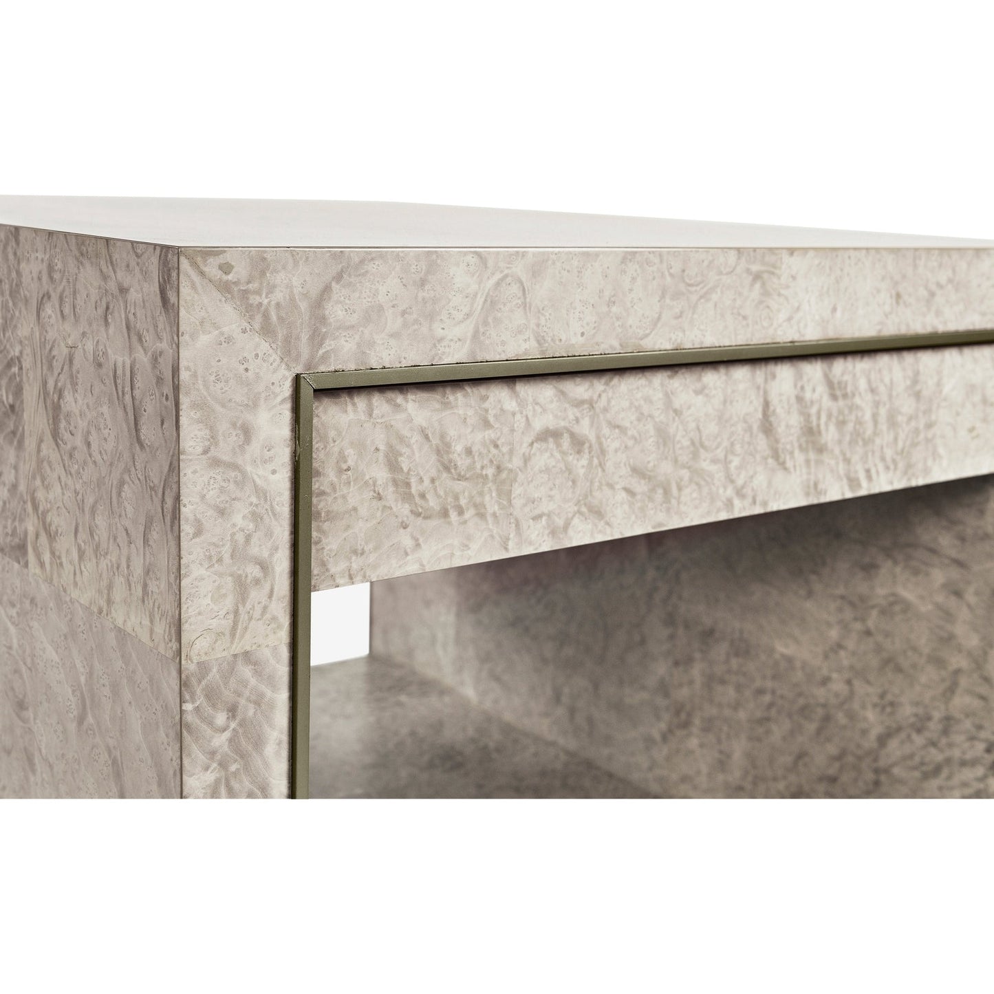 Jonathan Charles Surge Madrona Burl End Table (500415-DMB)