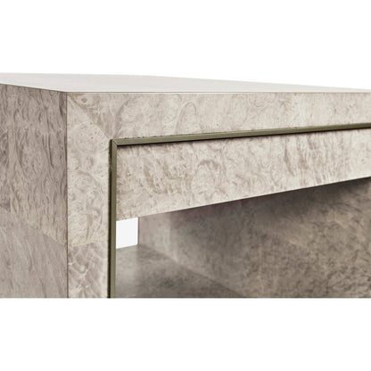 Jonathan Charles Surge Madrona Burl End Table (500415-DMB)