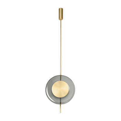 Pendulum Pendant Lamp Dia 12.6″ x H 20.5″ / Dia 32cm x H 52cm / Gold Pendant light
