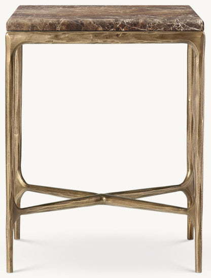 Thaddeus Marble Square Bedside Table