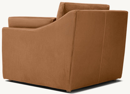 Cloud Slope Arm Leather Chair