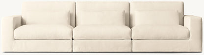 Lugano Slipcovered Modular 3-Piece Sofa