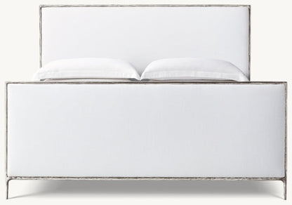 Thaddeus Fabric Panel Bed with Footboard