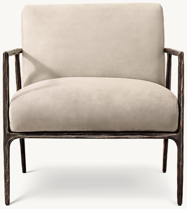 Thaddeus Track Arm Leather Chair