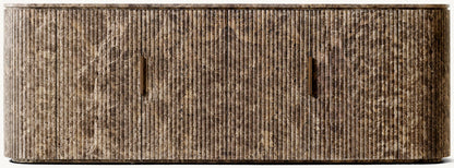 Byron Reeded Stone 4-door Sideboard