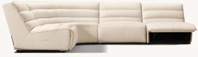 Chelsea Recliner Modular 4-piece Armless L-Sectional