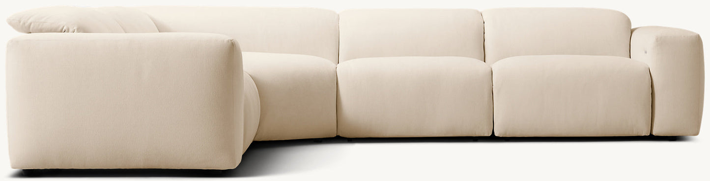 Blake Recliner Modular 4-piece L-Sectional