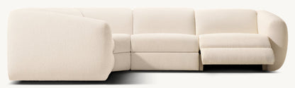 Monceau Recliner Modular 4-Piece L-Sectional