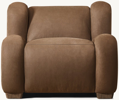 Marc茅 Recliner Leather Chair