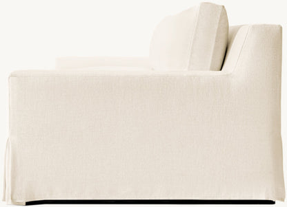 Modena Slipcovered Modular Track Arm 3-Piece Sofa
