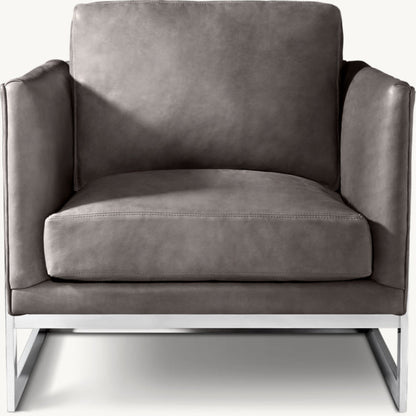 Milo Baughman Model #3426 Leather Chair, 1968