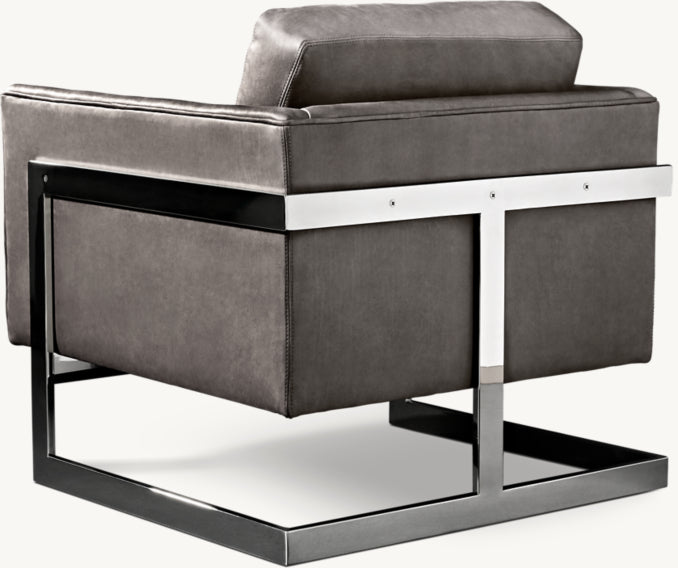 Milo Baughman Model #3426 Leather Chair, 1968