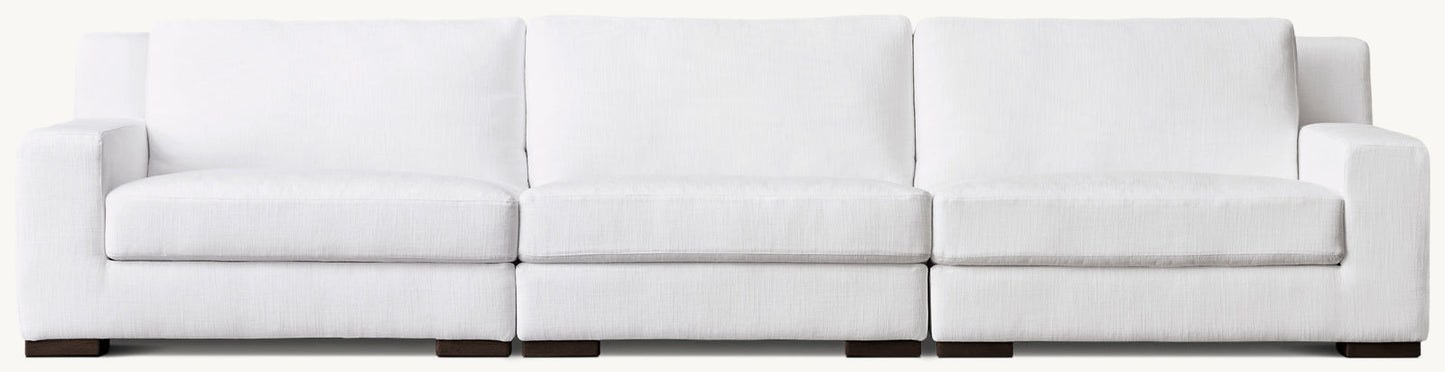 Modena Modular Track Arm 3-Piece Sofa