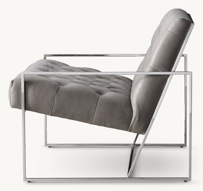 Marsden tufted Leather Chair