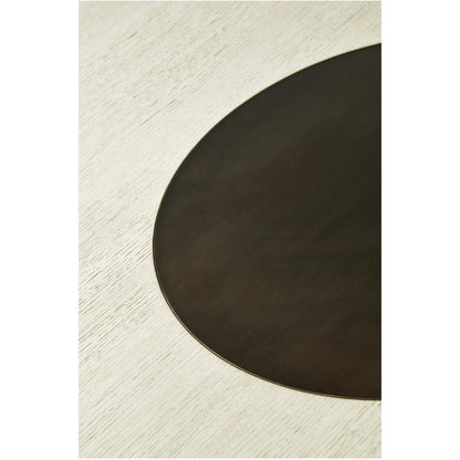 Jonathan Charles Lodestone Round 72" Dining Table (496034-72D-CWO)