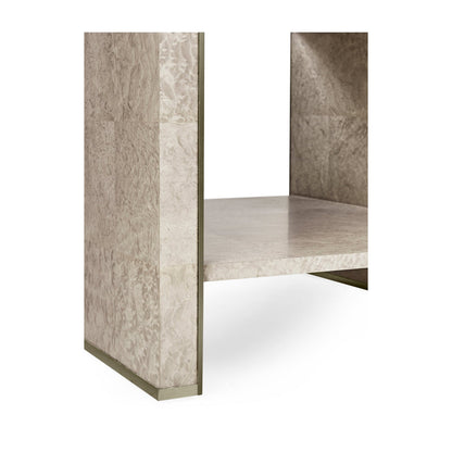 Jonathan Charles Surge Madrona Burl End Table (500415-DMB)
