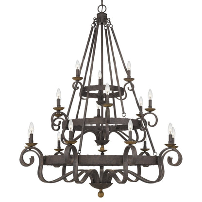 Quoizel Noble 18 Light 48" Wide Taper Candle Chandelier