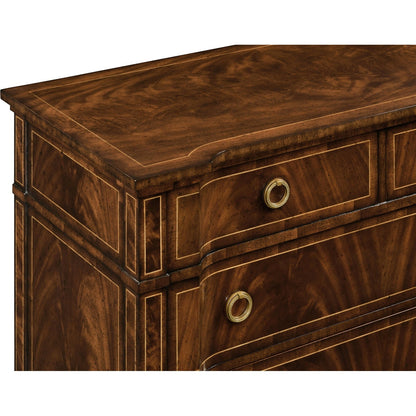 Jonathan Charles Buckingham Reverse Breakfront Chest of Drawers (494844-MAH)