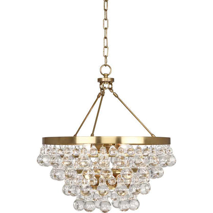 Robert Abbey Bling 4 Light 21" Wide Waterfall Chandelier