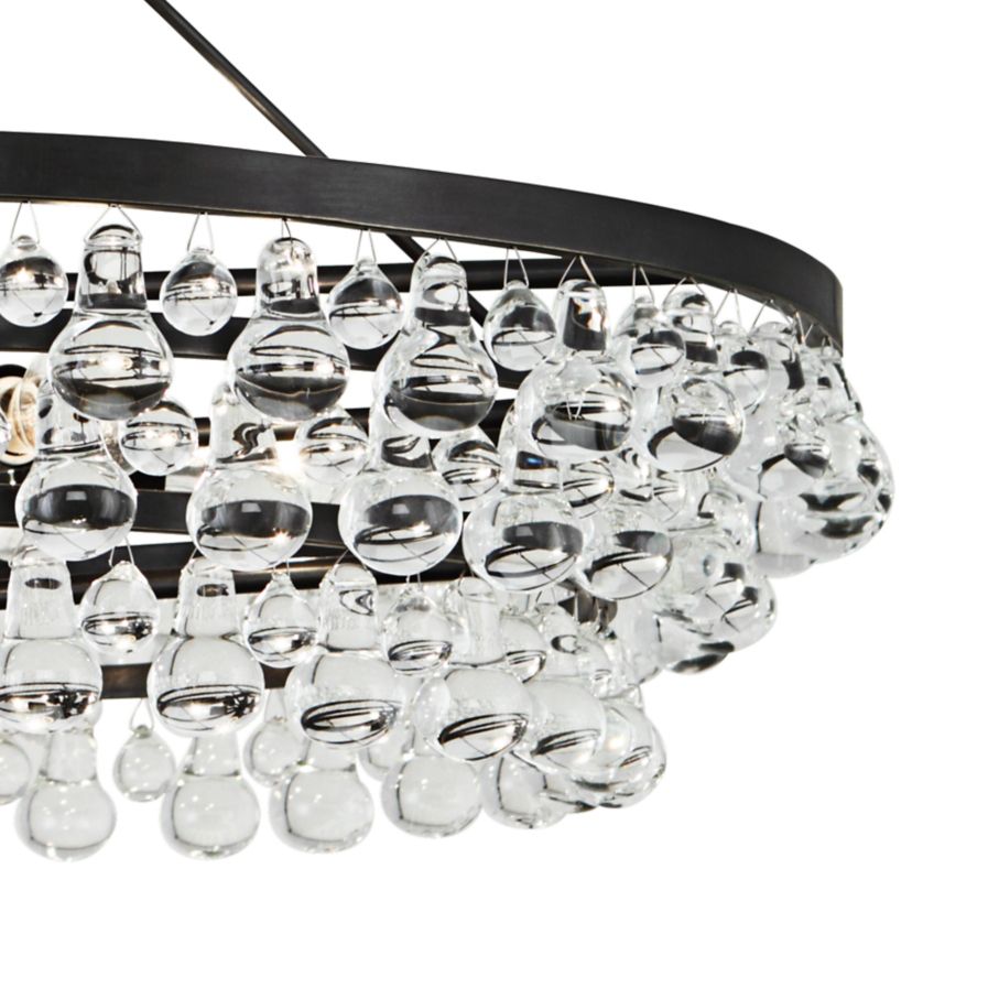 Robert Abbey Bling Collection 35"W Deep Bronze Chandelier