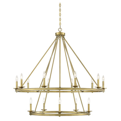 Savoy House Middleton 15 Light 45" Wide Taper Candle Chandelier
