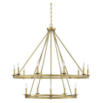 Savoy House Middleton 15 Light 45" Wide Taper Candle Chandelier