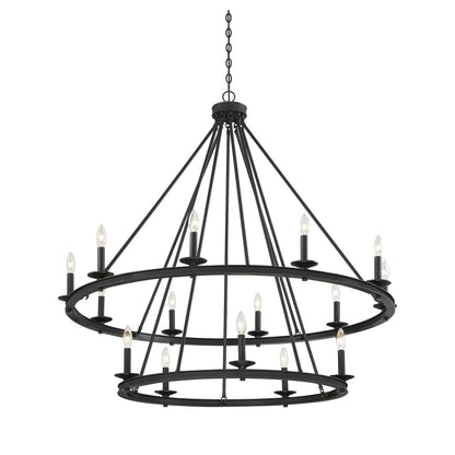 Savoy House Middleton 15 Light 45" Wide Taper Candle Chandelier