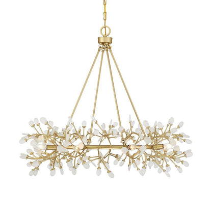 Savoy House Once 8 Light 36" Wide Ring Chandelier