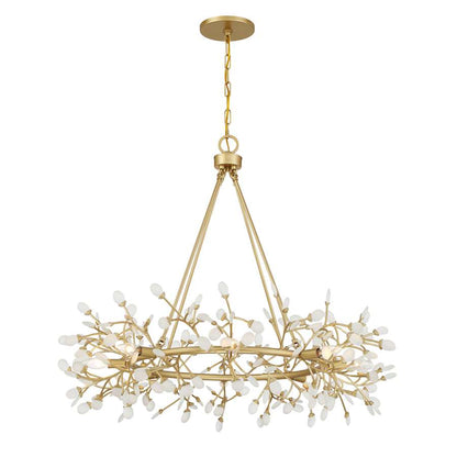 Savoy House Once 8 Light 36" Wide Ring Chandelier