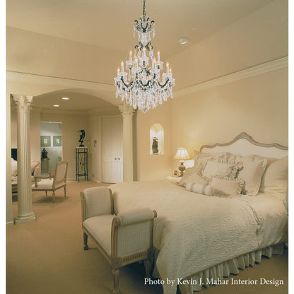 Schonbek La Scala 12 Light 33" Wide Crystal Chandelier