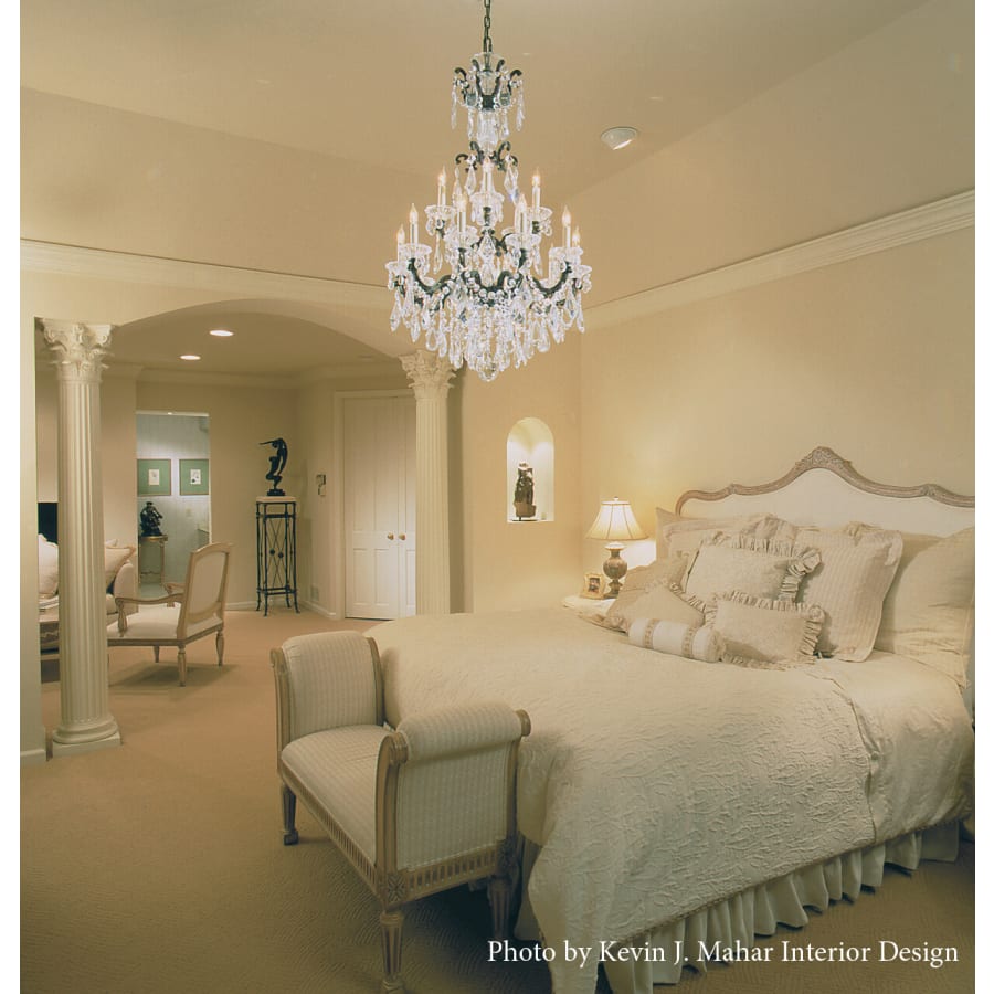 Schonbek La Scala 6 Light 23" Wide Crystal Chandelier