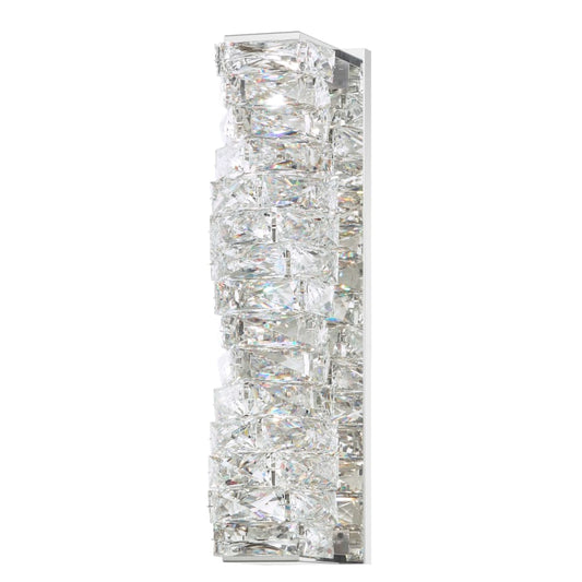 Schonbek Glissando 18" Tall LED Wall Sconce - with Swarovski Crystal