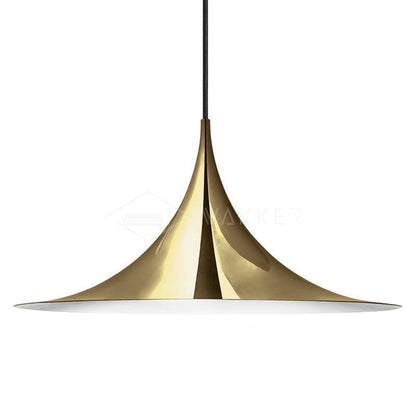 Semi Pendant Light ? 18.5″ x H 9.3″ / Dia 47cm x H 23.5cm / Gold Pendant light