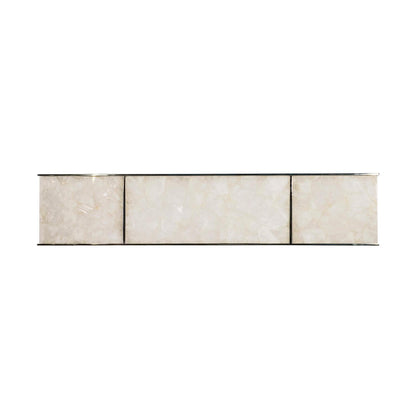 Century Furniture Grand Tour Samantha Glassy Quartz Console Table