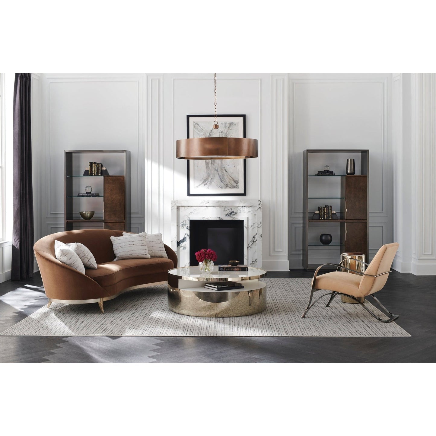 Caracole Signature Metropolitan Turn Style Cocktail Table
