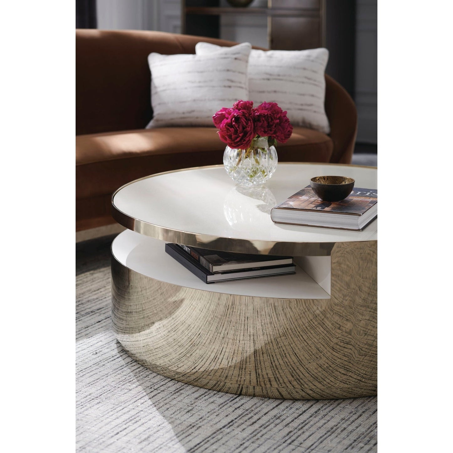 Caracole Signature Metropolitan Turn Style Cocktail Table