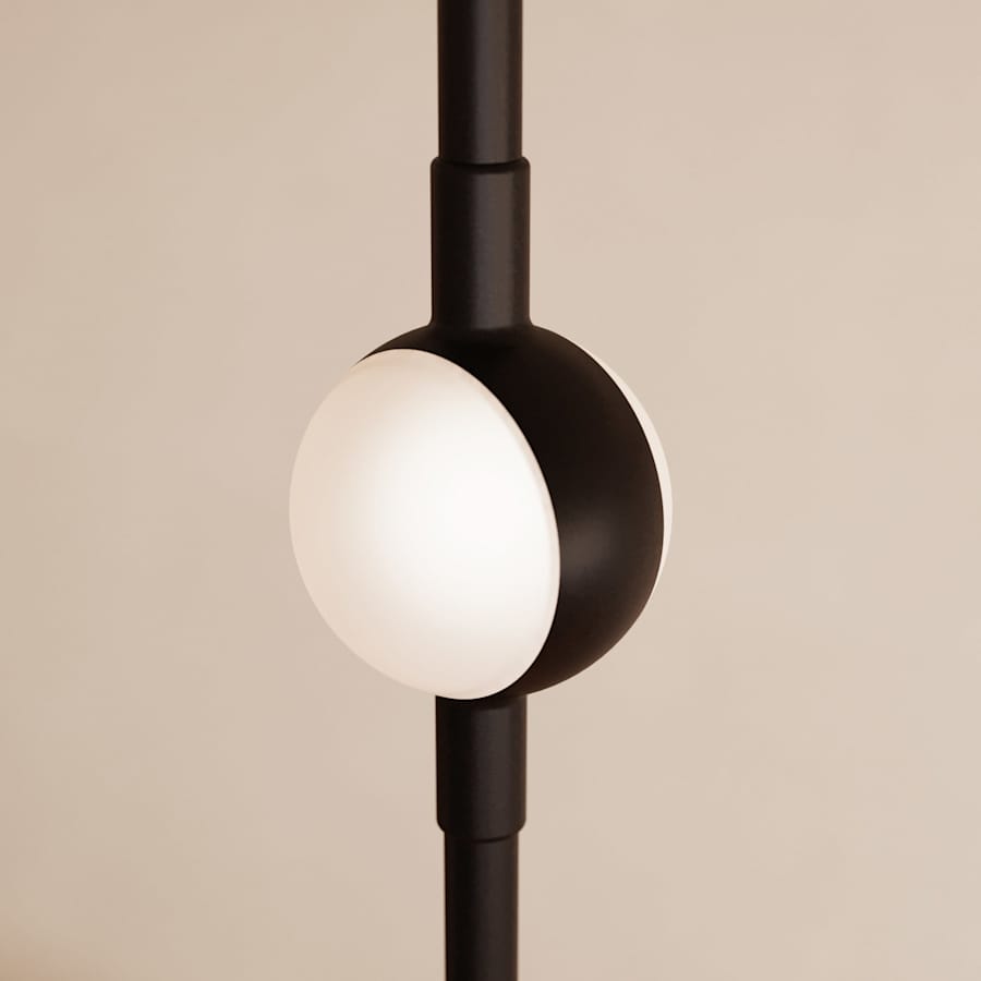 Sonneman Constellation 12" Wide LED Multi Light Pendant with White Optical Acrylic Shades and 240" Cable - 3000K