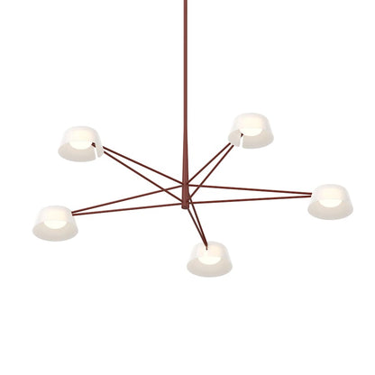 Sonneman Ray 45" Wide LED Round Chandelier