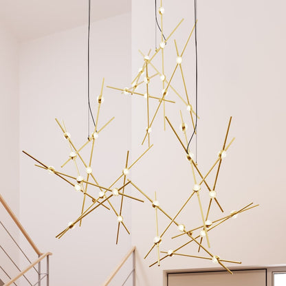 Sonneman Constellation 26" Wide Abstract Chandelier