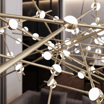Sonneman Constellation Ursa Major 44 Light 93" Wide LED Abstract Chandelier with White Acrylic Shades