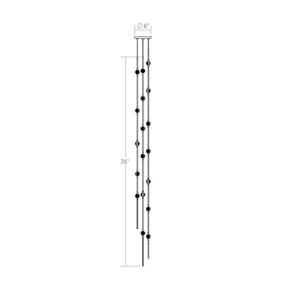 Sonneman Constellation 6" Wide Chandelier