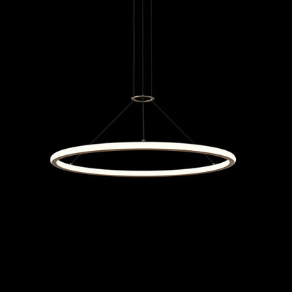 Sonneman Luna 38" Wide LED Ring Chandelier - 3000K