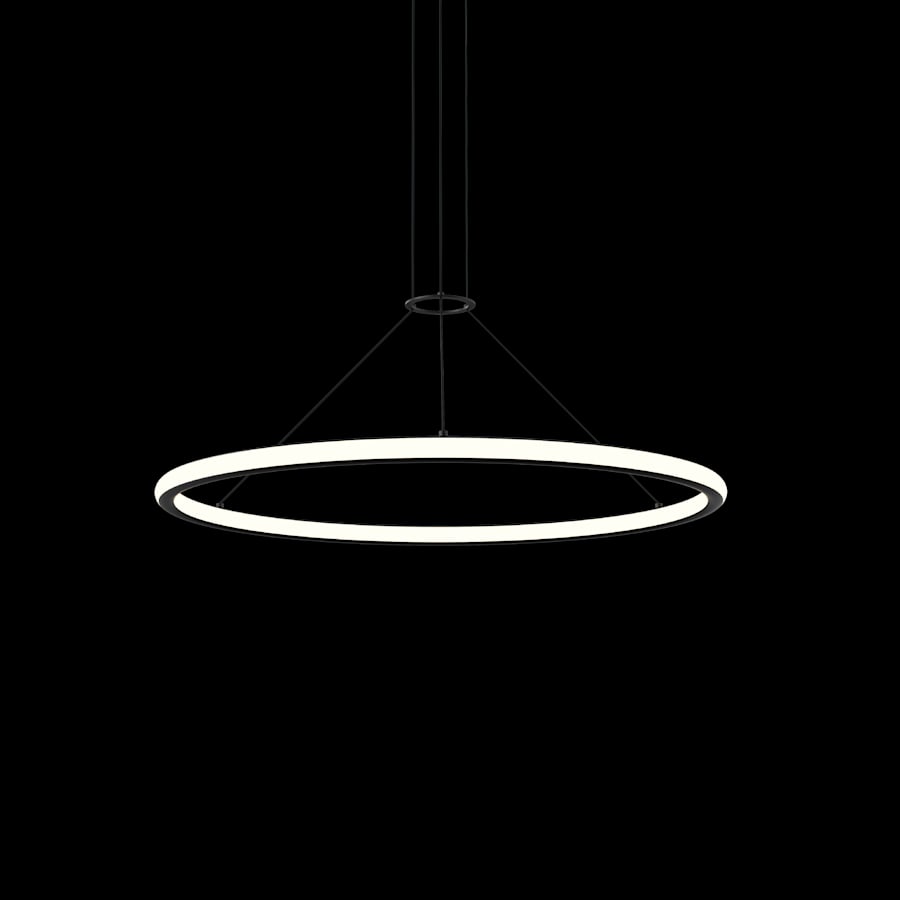 Sonneman Luna 38" Wide LED Ring Chandelier - 3500K