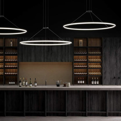 Sonneman Luna 50" Wide LED Ring Chandelier - 2700K